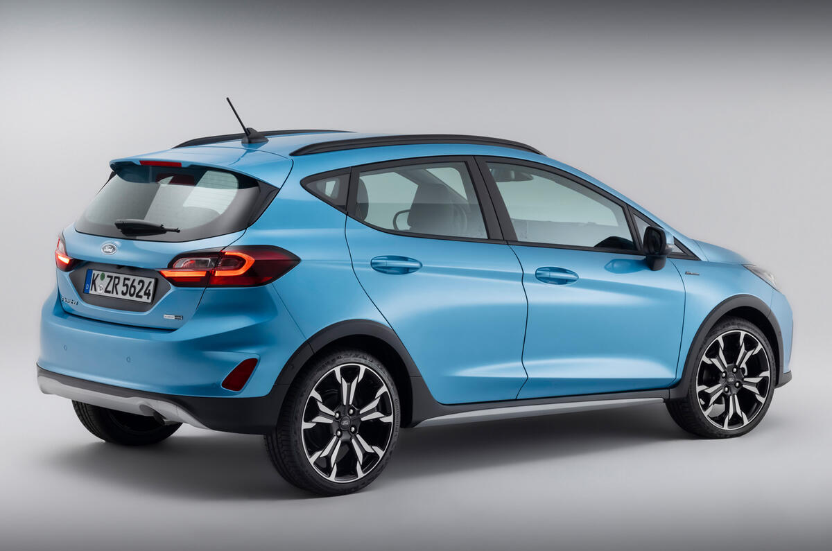 83 Ford Fiesta 2021 refresh Active studio rear