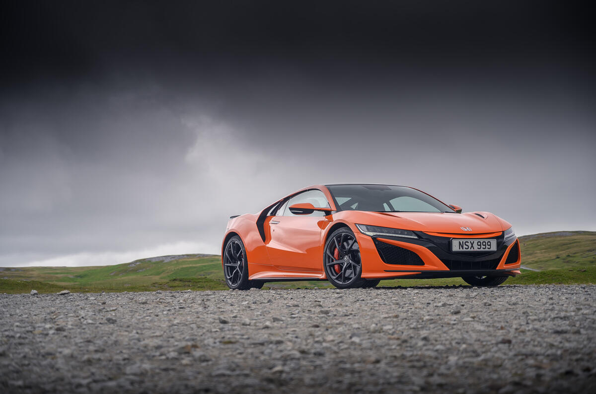 Honda NSX hybrid supercar feature - static front Honda NSX hybrid supercar feature - static front