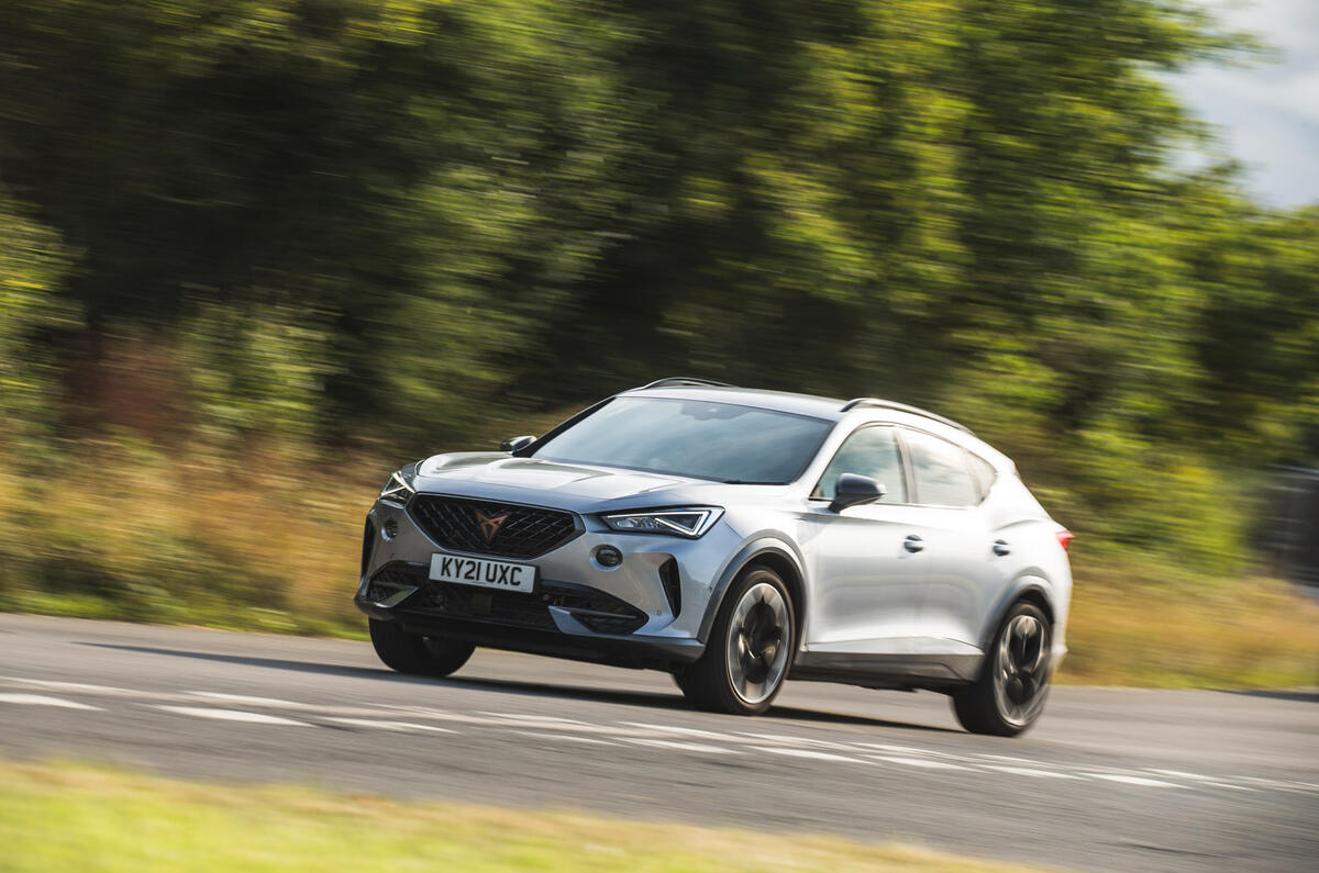 83 long term awards 2021 Cupra Formentor tracking front