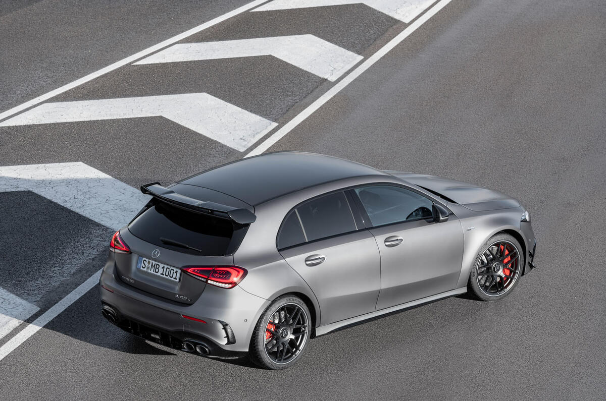 Mercedes-AMG A45 S 2019 official reveal - static rear