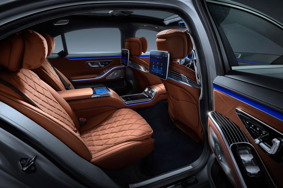 2021 Mercedes-Benz S-Class official reveal images - rear seats 2021 Mercedes-Benz S-Class official reveal images - rear seats