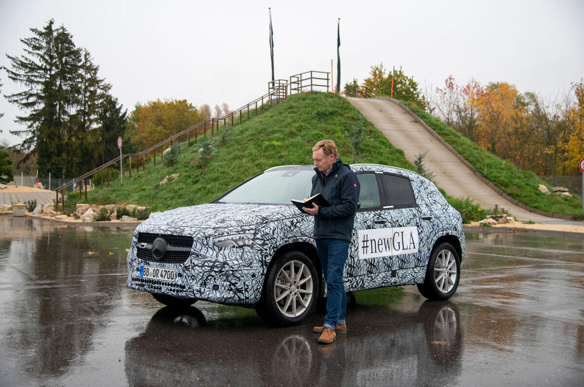 Mercedes-Benz GLA prototype ride 2019 - notes