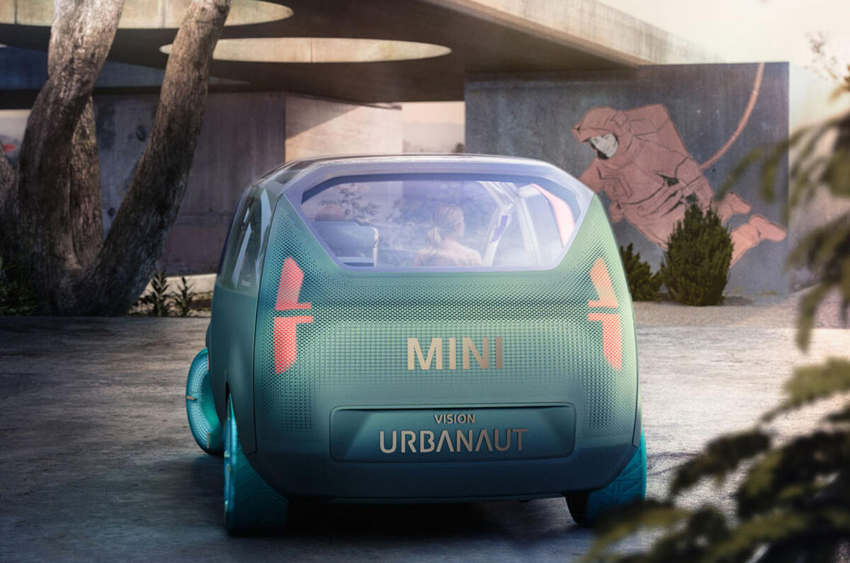 2020 Mini Urbanaut concept - rear 2020 Mini Urbanaut concept - rear