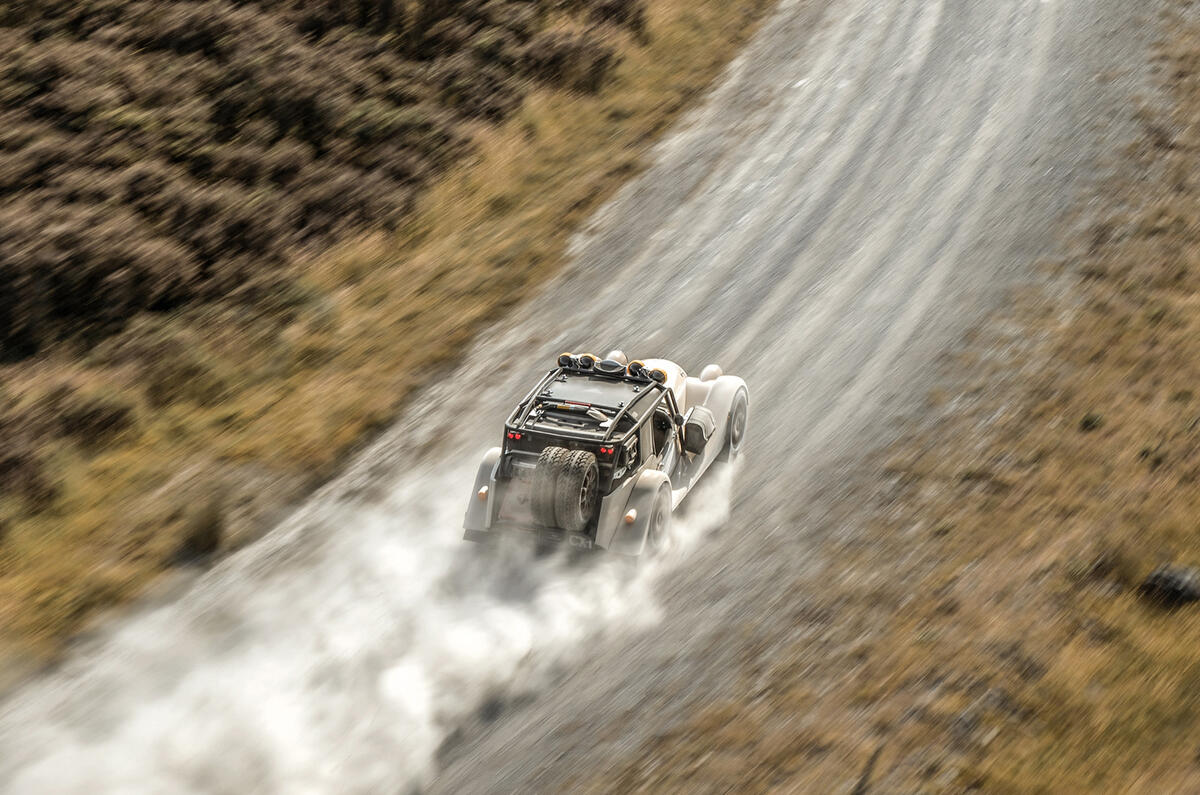 83 Morgan Plus Four CX T official reveal trail