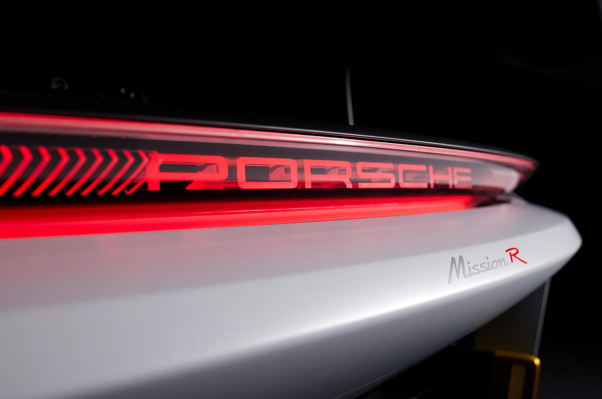 83 Porsche Mission R concept feature rear lights
