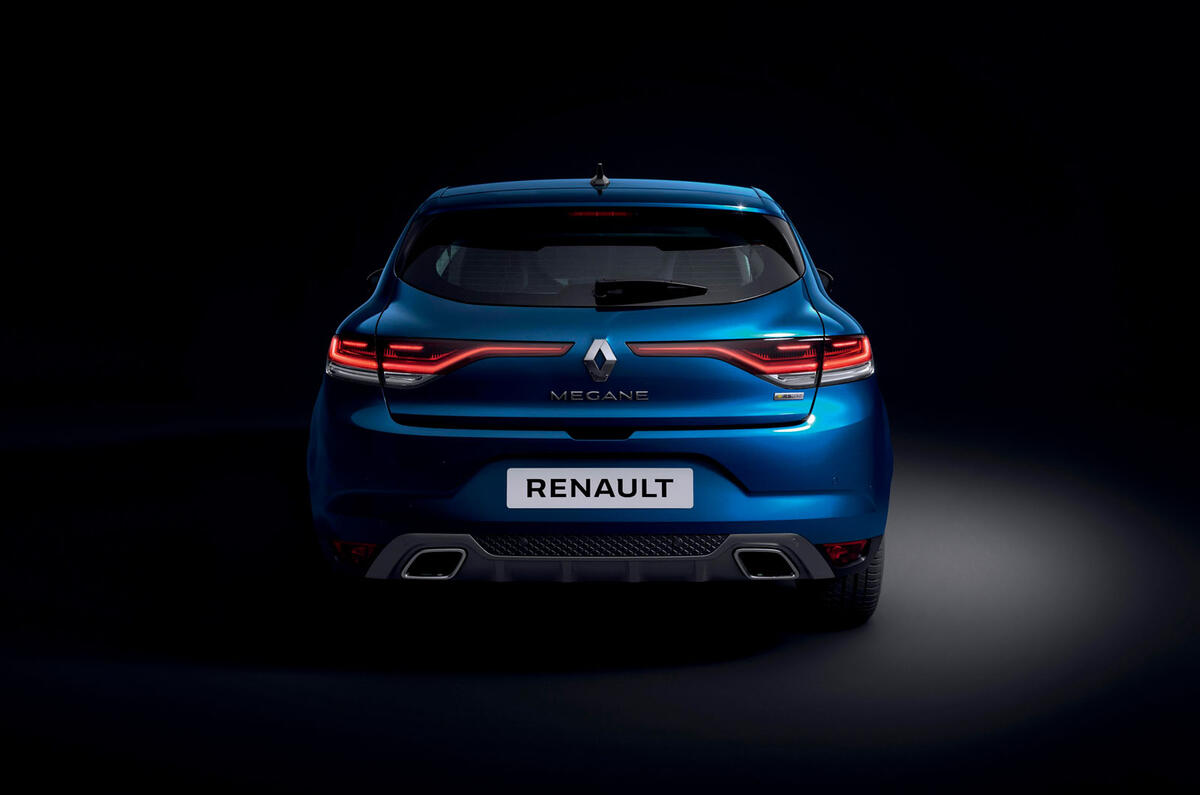Renault megane 2020 refresh - RS line static rear Renault megane 2020 refresh - RS line static rear
