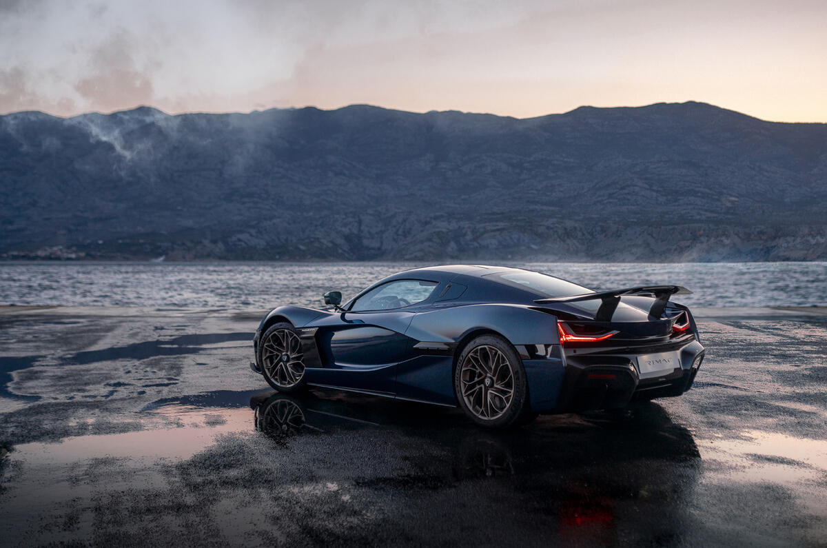83 Rimac Nevera 2021 official reveal static rear 83 Rimac Nevera 2021 official reveal static rear