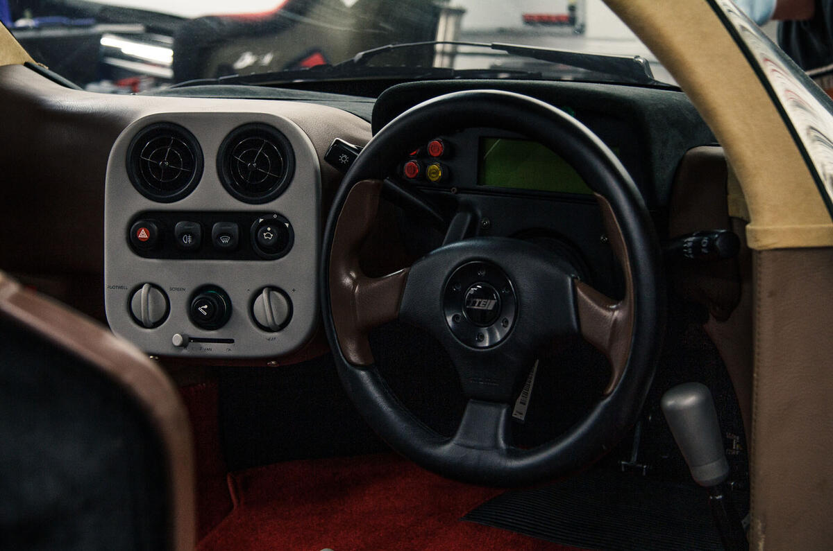Waking the Toyota GT-One - interior