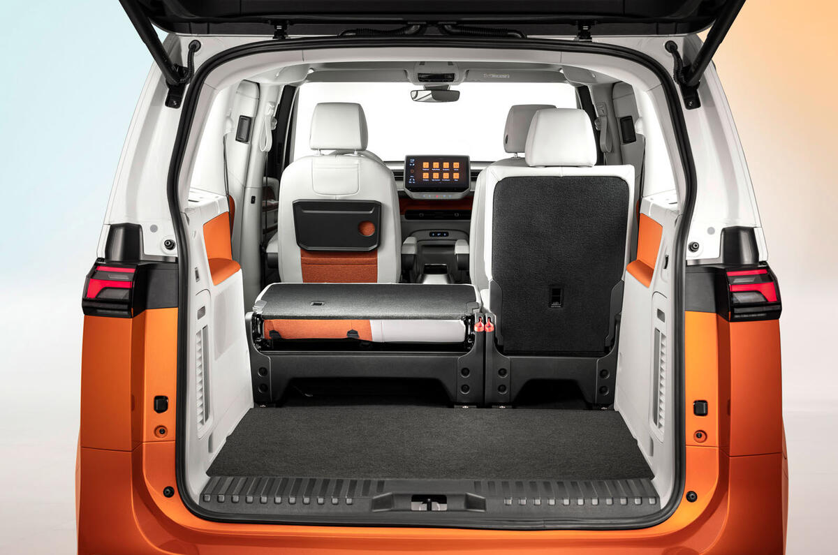 83 VW ID Buzz 2022 official reveal boot 83 VW ID Buzz 2022 official reveal boot