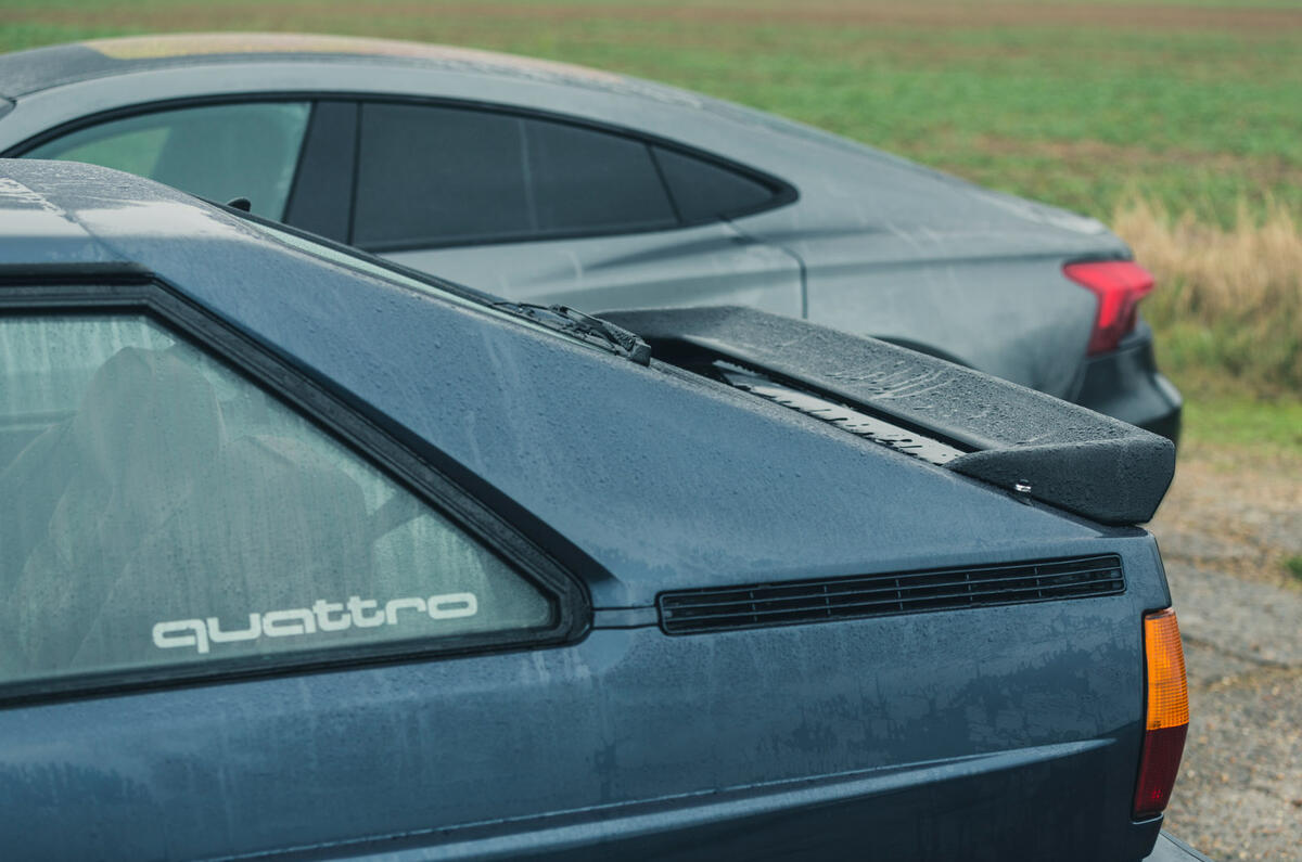 84 Audi quattro meets e tron gt spoilers 84 Audi quattro meets e tron gt spoilers
