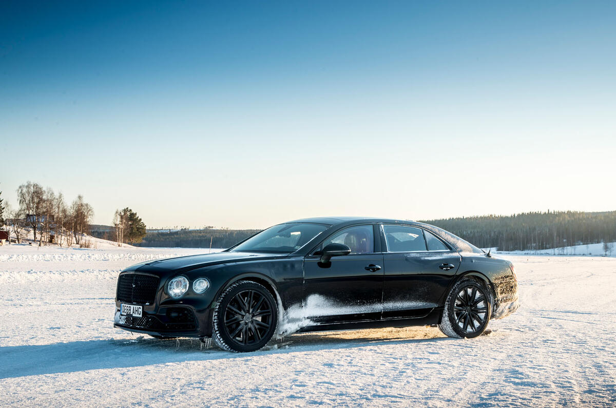 Bentley Flying Spur 2020 development ride - static front