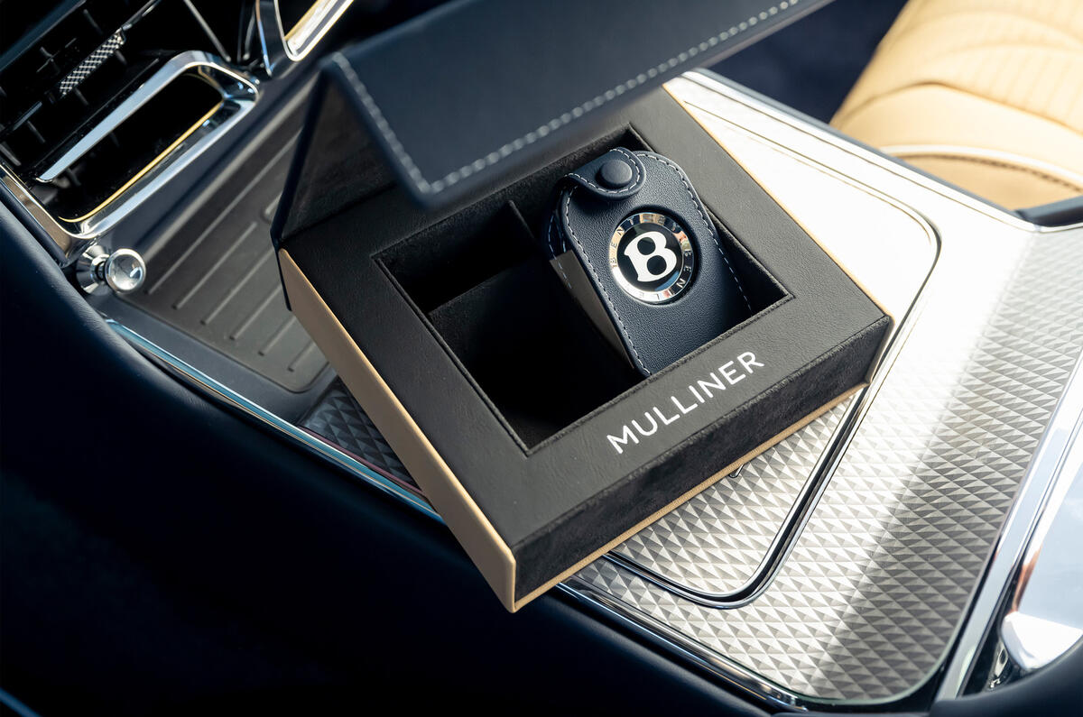 84 Bentley Flying Spur Mulliner official reveal key box