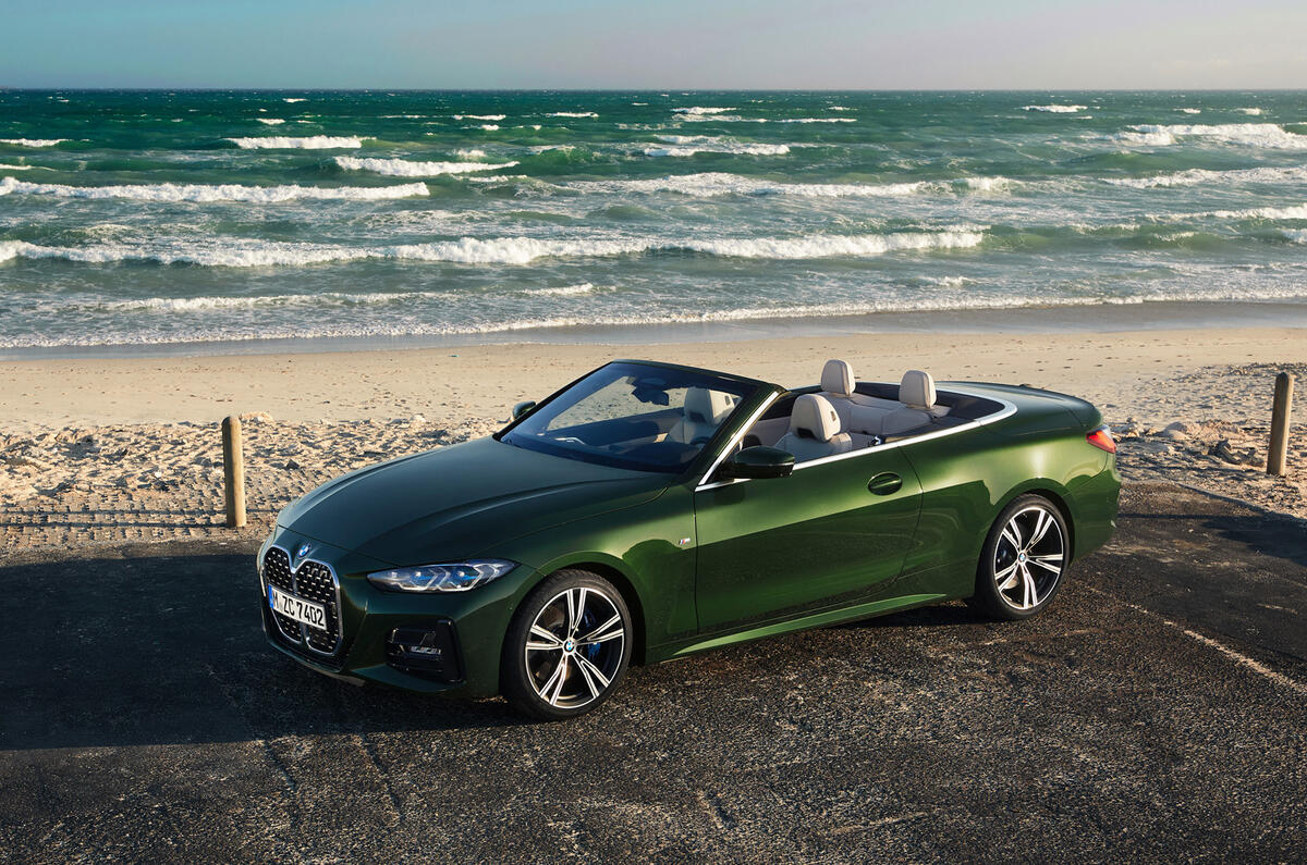 2021 BMW 4 Series Convertible official images - static front 2021 BMW 4 Series Convertible official images - static front