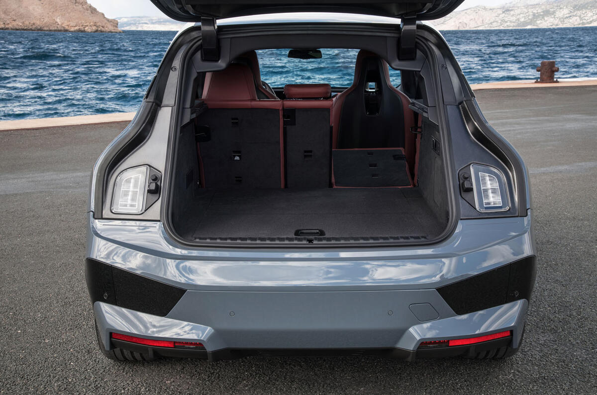 84 BMW iX prototype ride 2021 boot