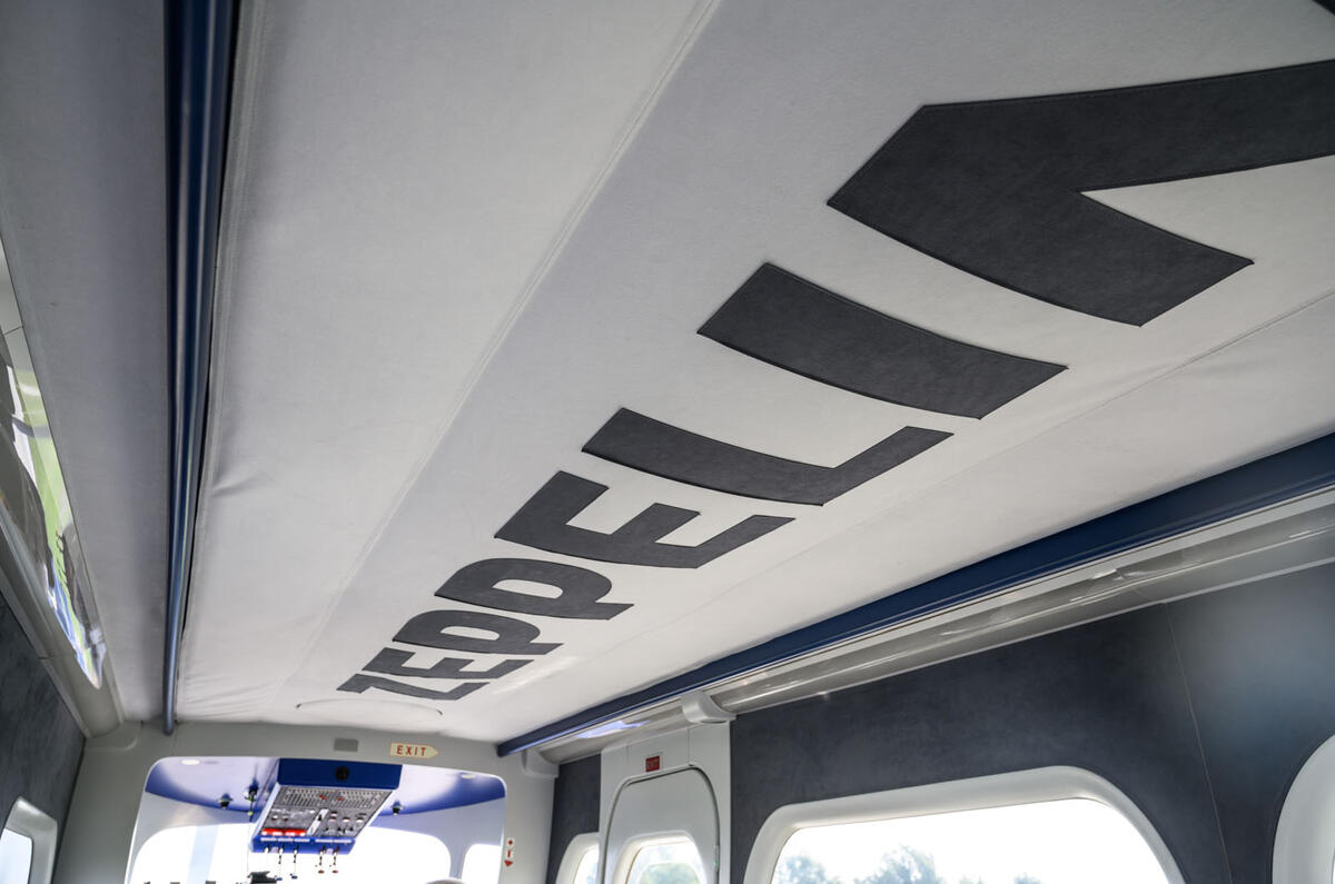 Autocar Christmas Road Test 2020: the Goodyear Blimp - roof panels Autocar Christmas Road Test 2020: the Goodyear Blimp - roof panels