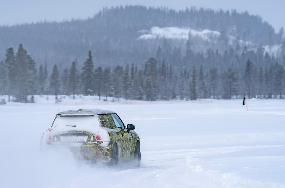 84 every Mini generation on ice 2022 feature prototype rear