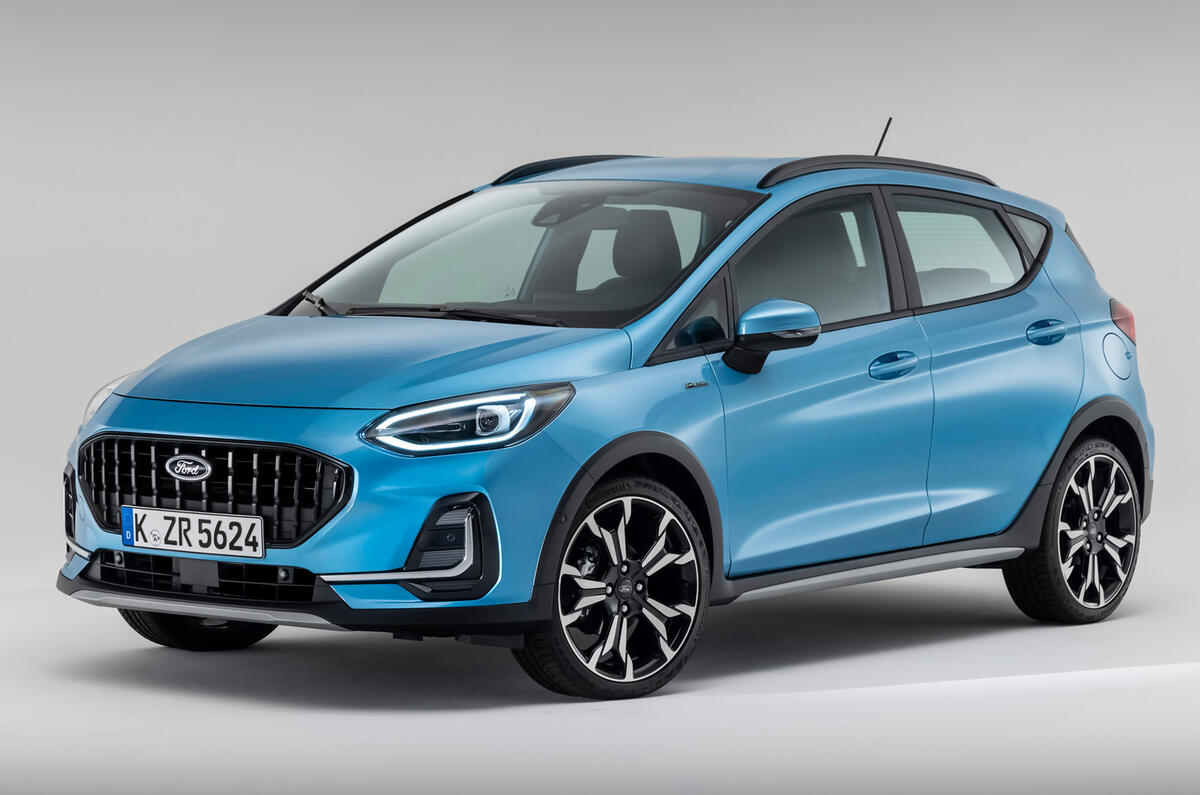 84 Ford Fiesta 2021 refresh Active studio front