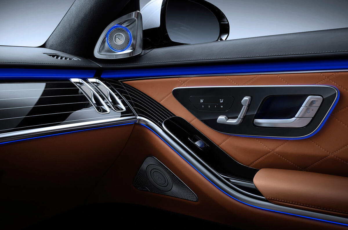 2021 Mercedes-Benz S-Class official reveal images - door cards 2021 Mercedes-Benz S-Class official reveal images - door cards
