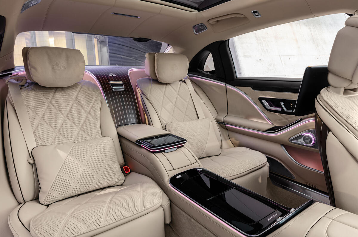 2021 Mercedes-Maybach S-Class official images - rear seats