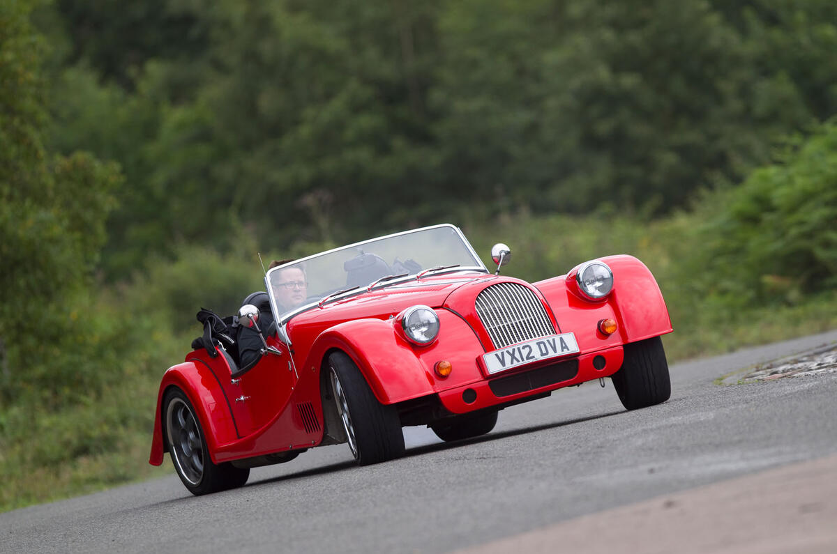 Morgan Plus 8 road test rewind - slide front Morgan Plus 8 road test rewind - slide front