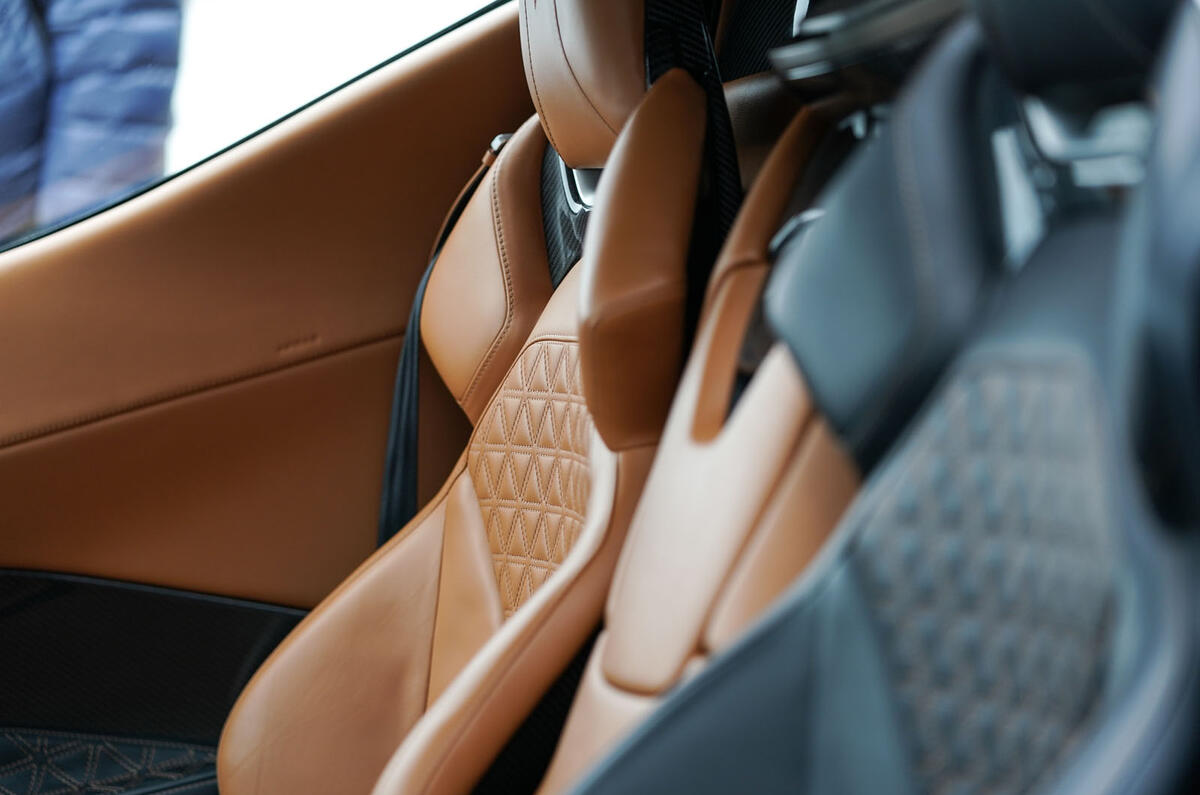 Pininfarina Battista customer preview event - seats