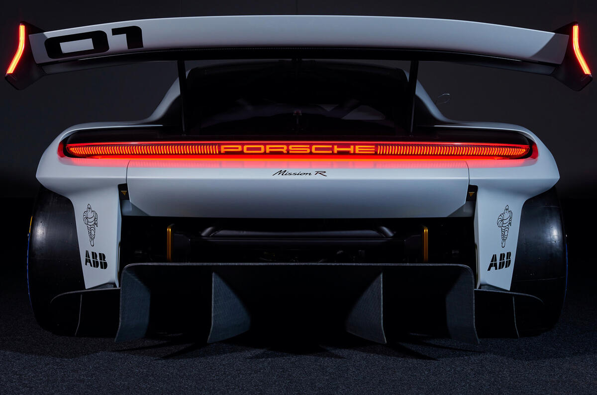 84 Porsche Mission R concept feature rear end