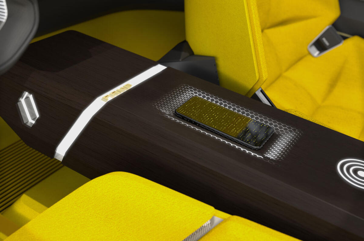 Renault Morphoz concept official studio images - centre console Renault Morphoz concept official studio images - centre console