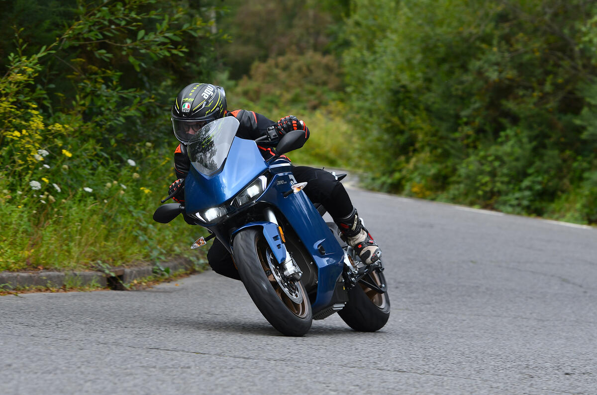 Zero Motorcycles SR/S's top speed is limited to 124mph Zero Motorcycles SR/S's top speed is limited to 124mph