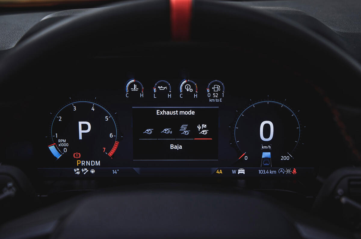 85 2022 Ford Ranger Raptor official reveal dials 85 2022 Ford Ranger Raptor official reveal dials