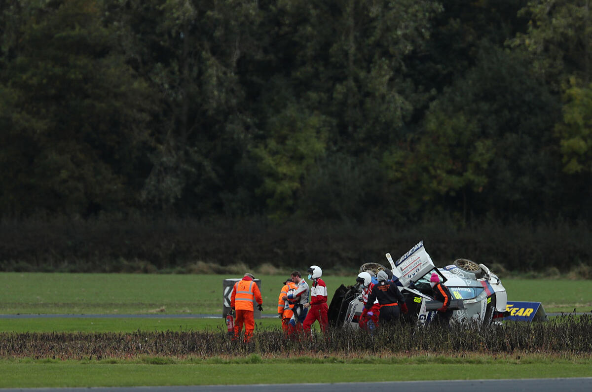 BTCC meeting the officials - Thompson smash BTCC meeting the officials - Thompson smash