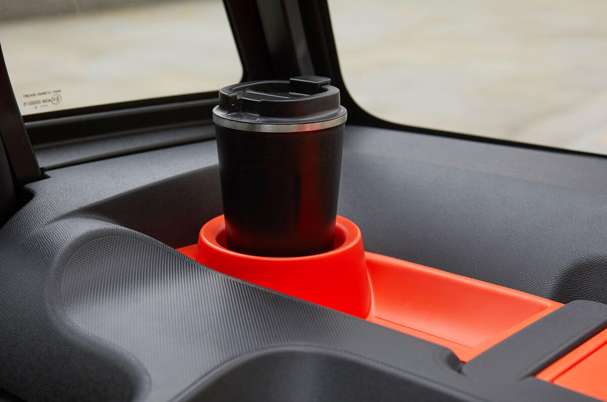 Citroen Ami (LHD) 2020 UK first drive review - coffee holder