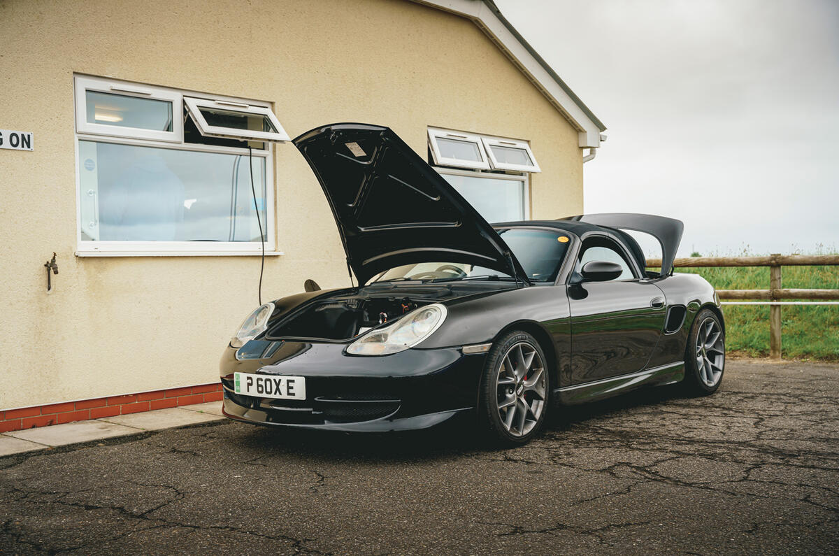 85 EV track day llandow 2021 feature conversion