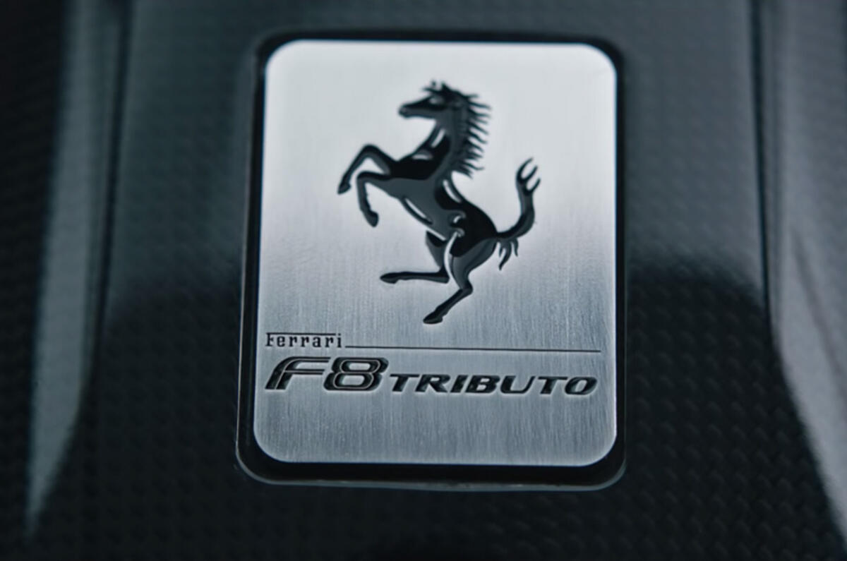 Ferrari F8 Tributo 2019 first ride review - logo