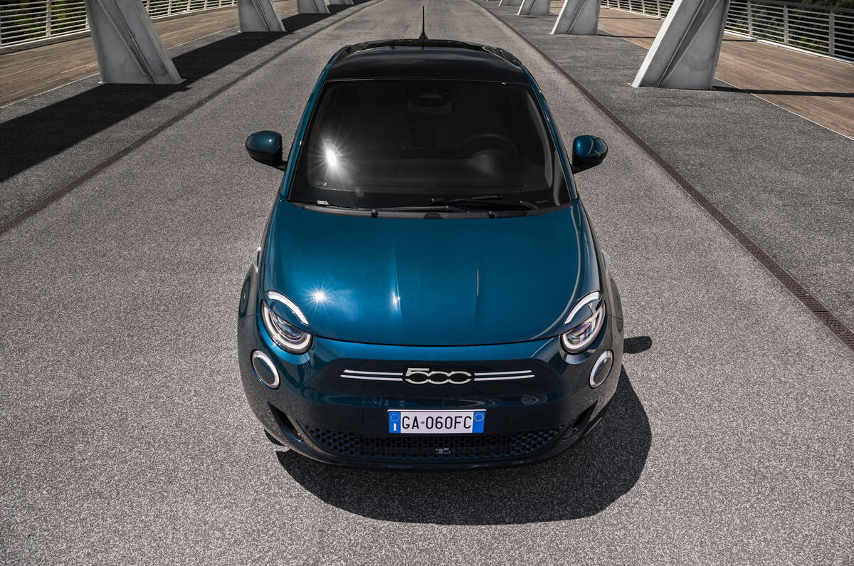 Fiat 500 electric 2020 official press images - static front Fiat 500 electric 2020 official press images - static front