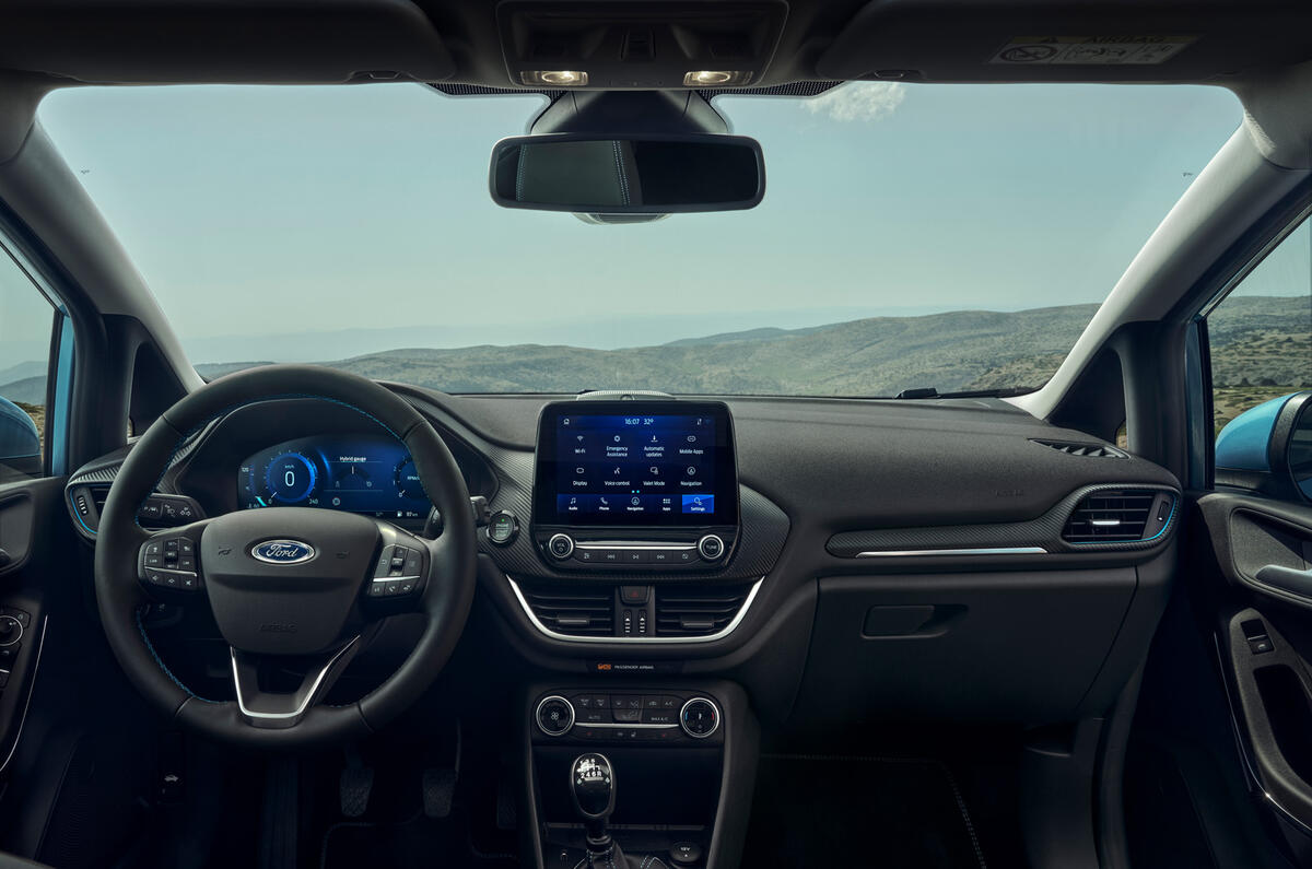 85 Ford Fiesta 2021 refresh Active interior