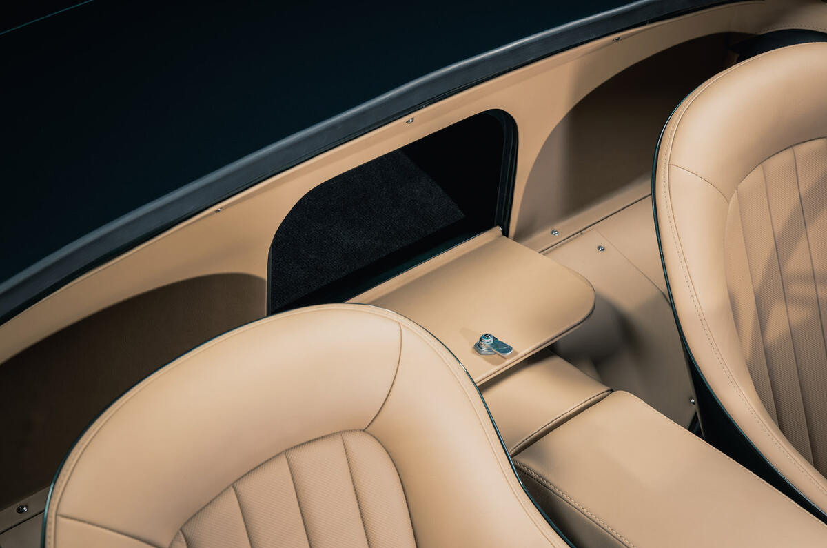 85 Healey by Caton official images studio behind seat storage 85 Healey by Caton official images studio behind seat storage