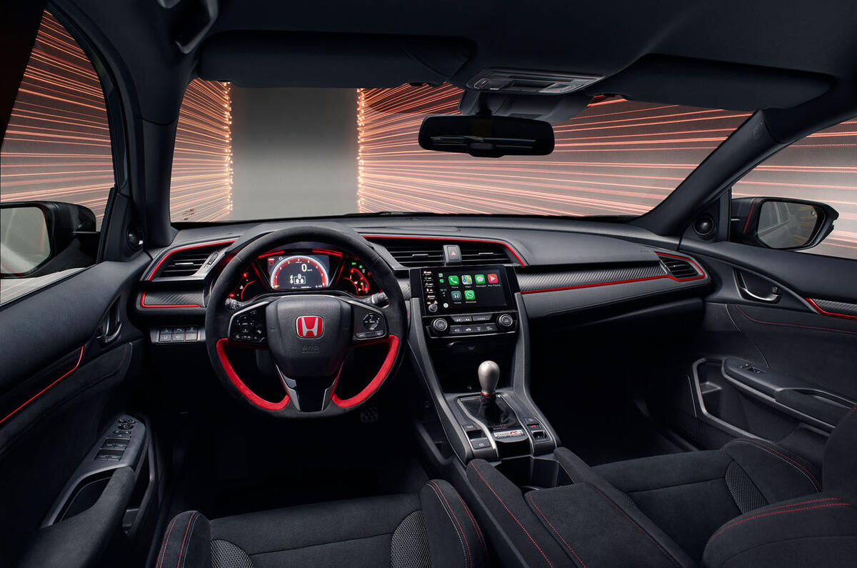 Honda Civic Type R sport line 2020 official press photos - dashboard Honda Civic Type R sport line 2020 official press photos - dashboard
