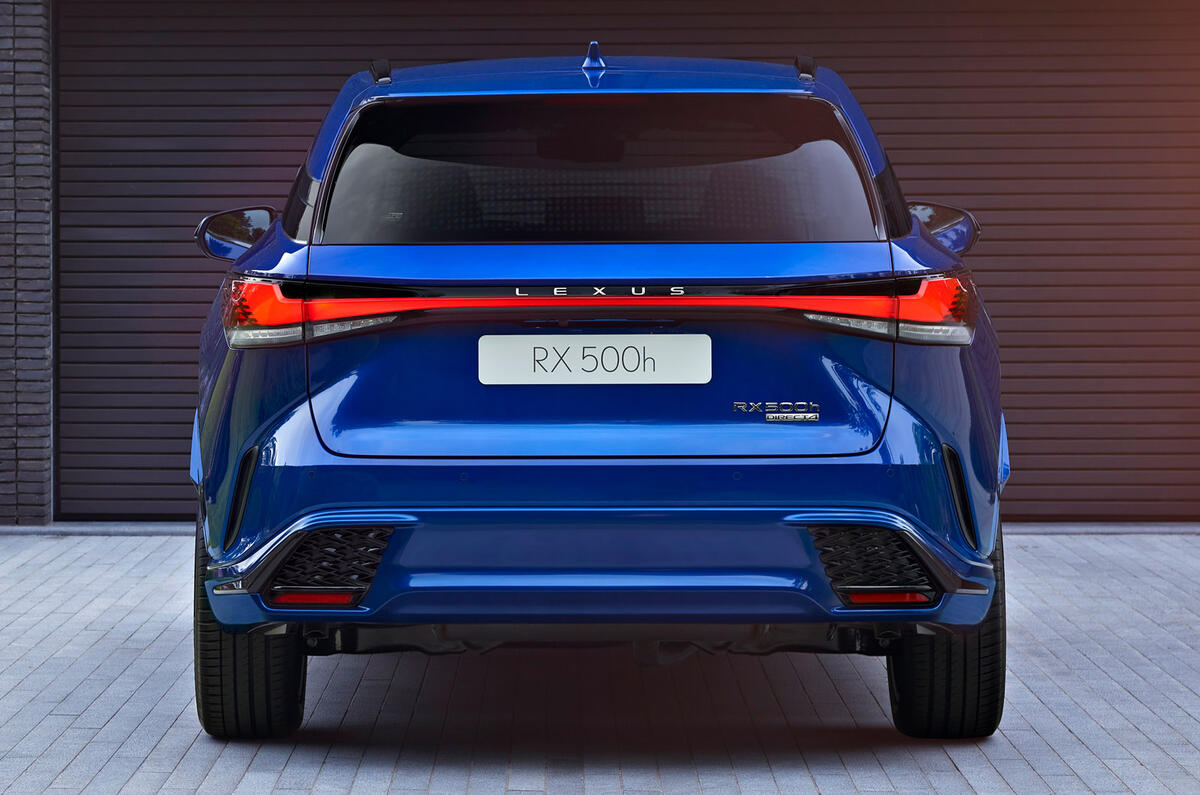 85 lexus rx500h rear view 85 lexus rx500h rear view