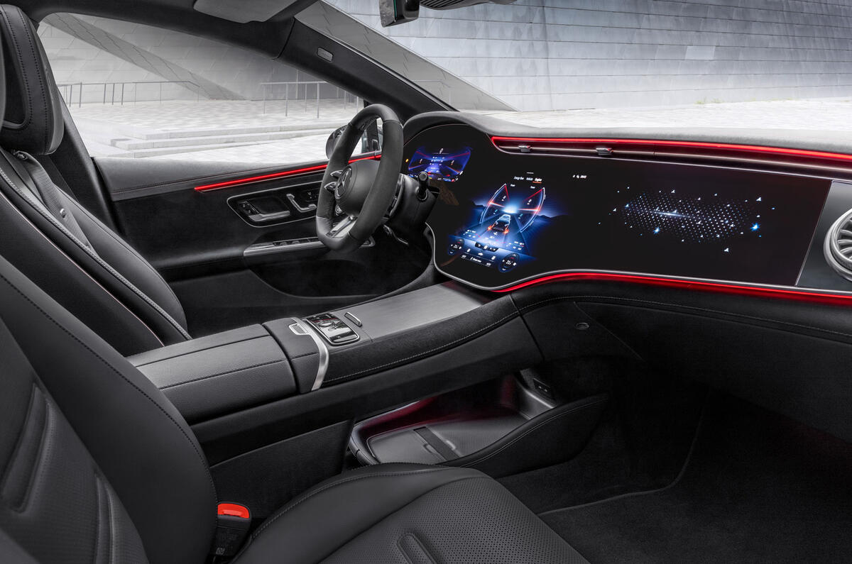 85 Mercedes AMG EQE43 official reveal interior 85 Mercedes AMG EQE43 official reveal interior