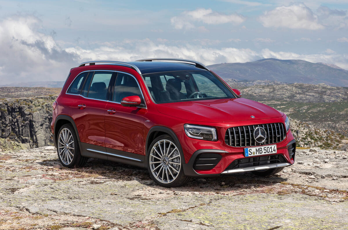 Mercedes-AMG GLB 35 2019 official press images - static front