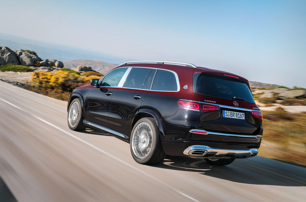 Mercedes-Maybach GLS 600 official press images - on the road rear