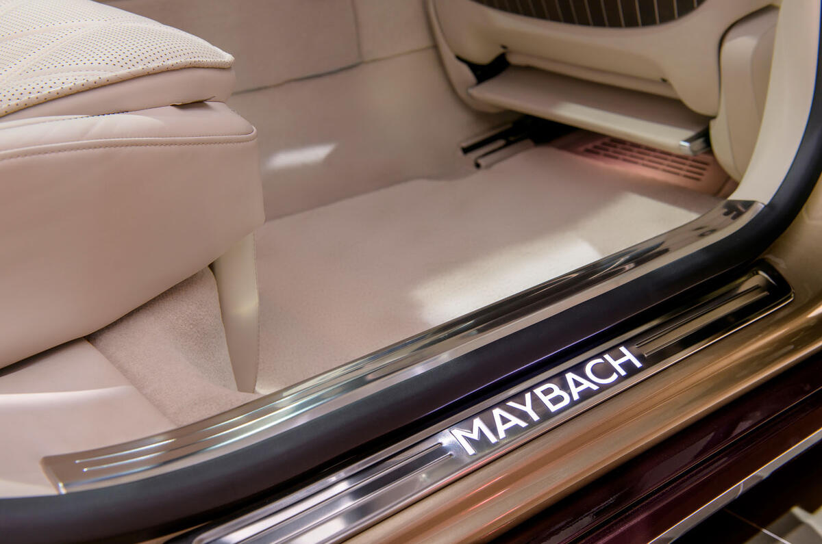 2021 Mercedes-Maybach S-Class official images - scuff plates
