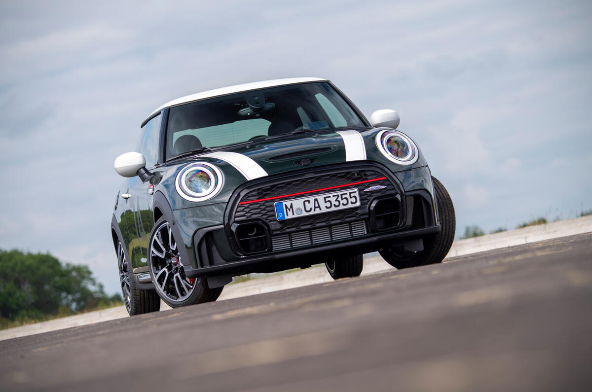 85 Mini JCW anniversary official images static front 85 Mini JCW anniversary official images static front