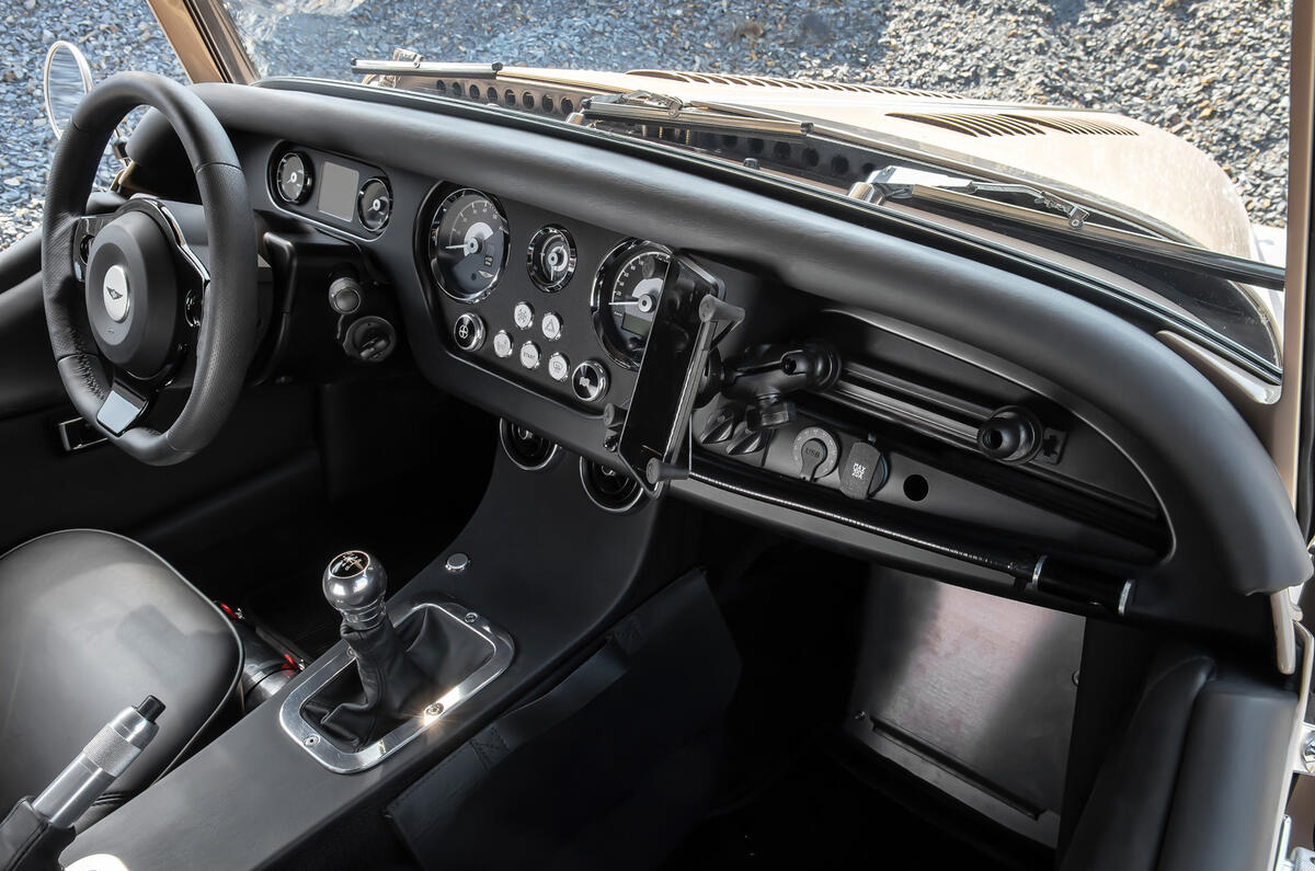 85 Morgan Plus Four CX T official reveal dashboard