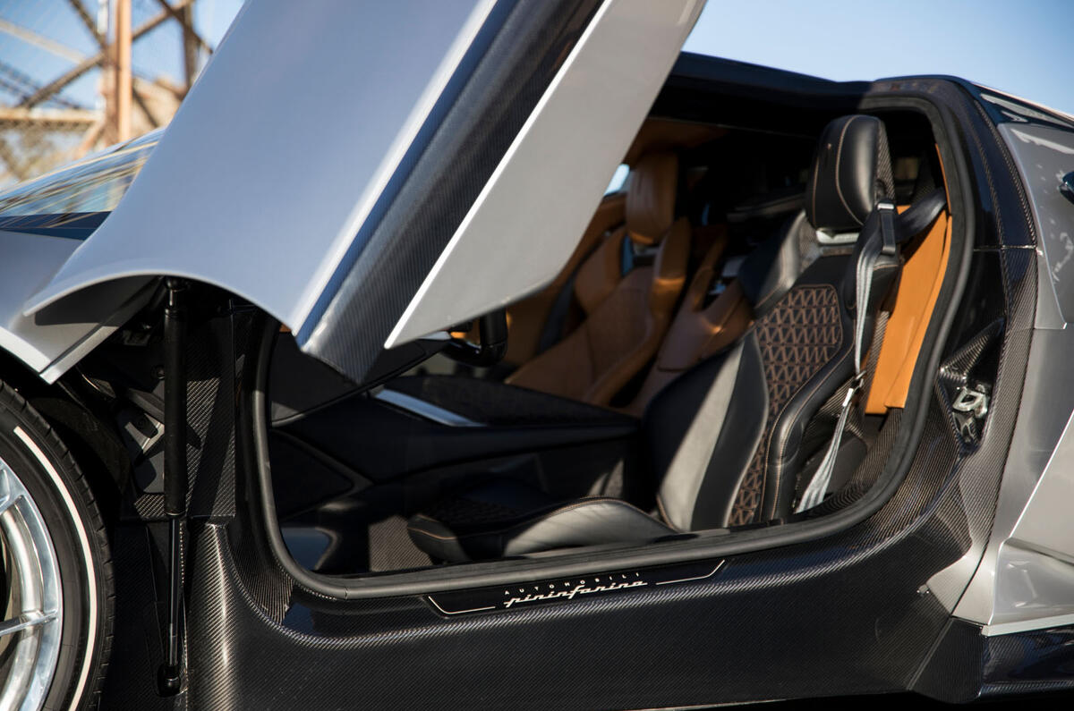 Pininfarina Battista customer preview event - cabin