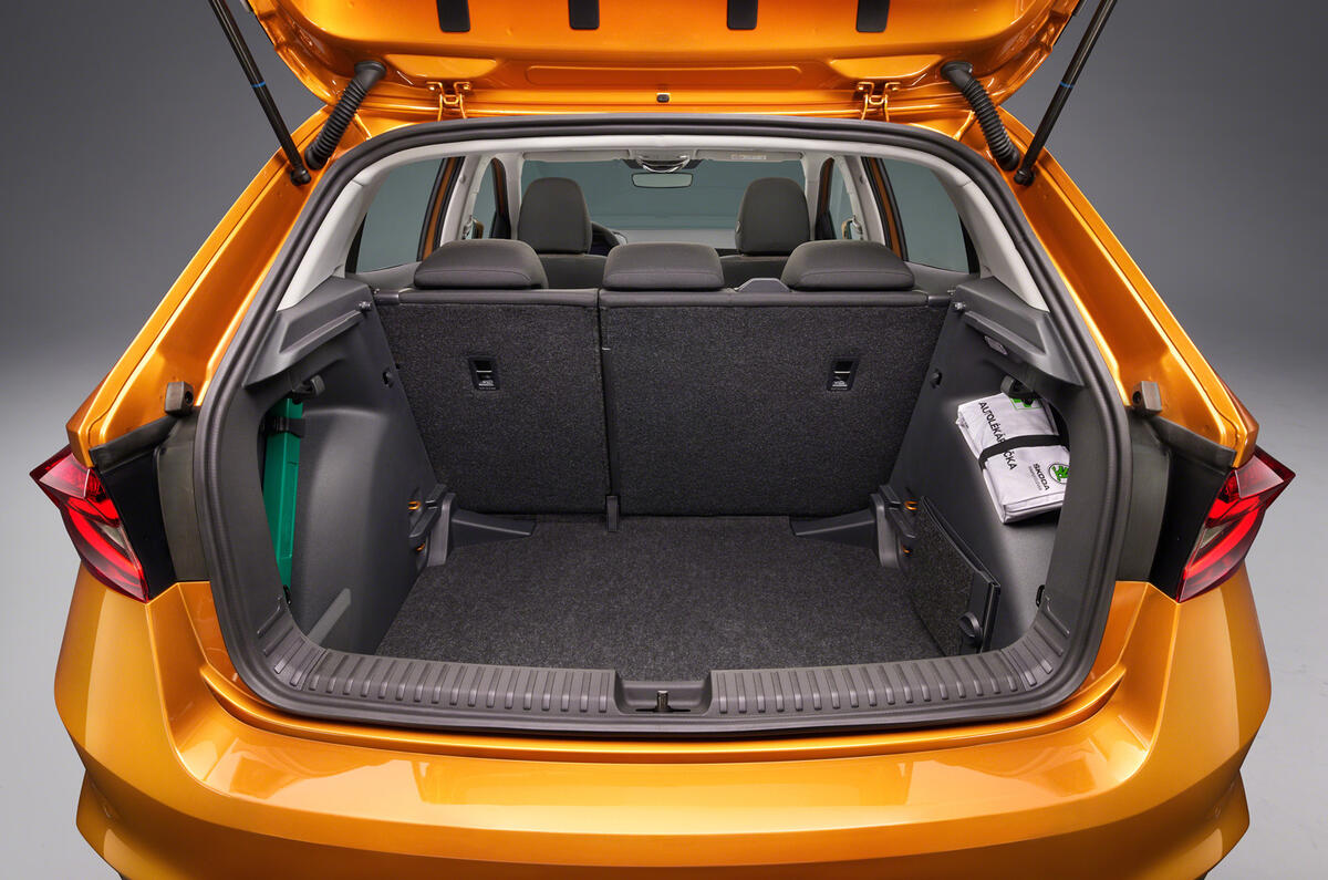 85 Skoda Fabia 2021 official reveal boot