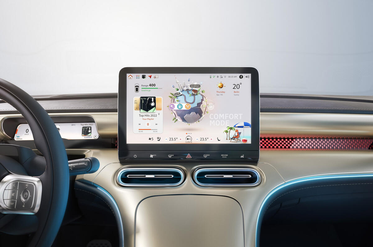 85 Smart #1 2022 official reveal studio static infotainment 85 Smart #1 2022 official reveal studio static infotainment