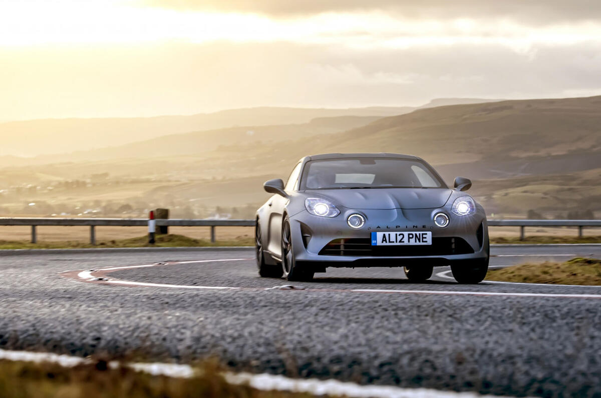 Top 50 cars 2020 - final five - Alpina A110 cornering Top 50 cars 2020 - final five - Alpina A110 cornering