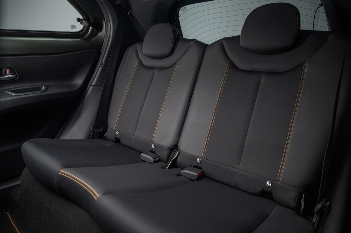 85 Toyota Aygo X 2022 official images rear seats 85 Toyota Aygo X 2022 official images rear seats