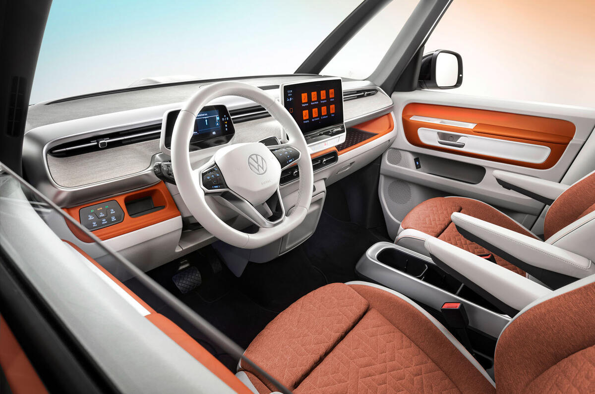 85 VW ID Buzz 2022 official reveal dashboard 85 VW ID Buzz 2022 official reveal dashboard